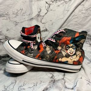 Harley Quinn High Top Converses